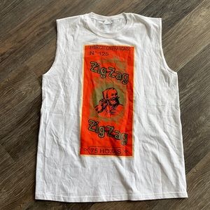 Zig-Zag men’s tank top size large